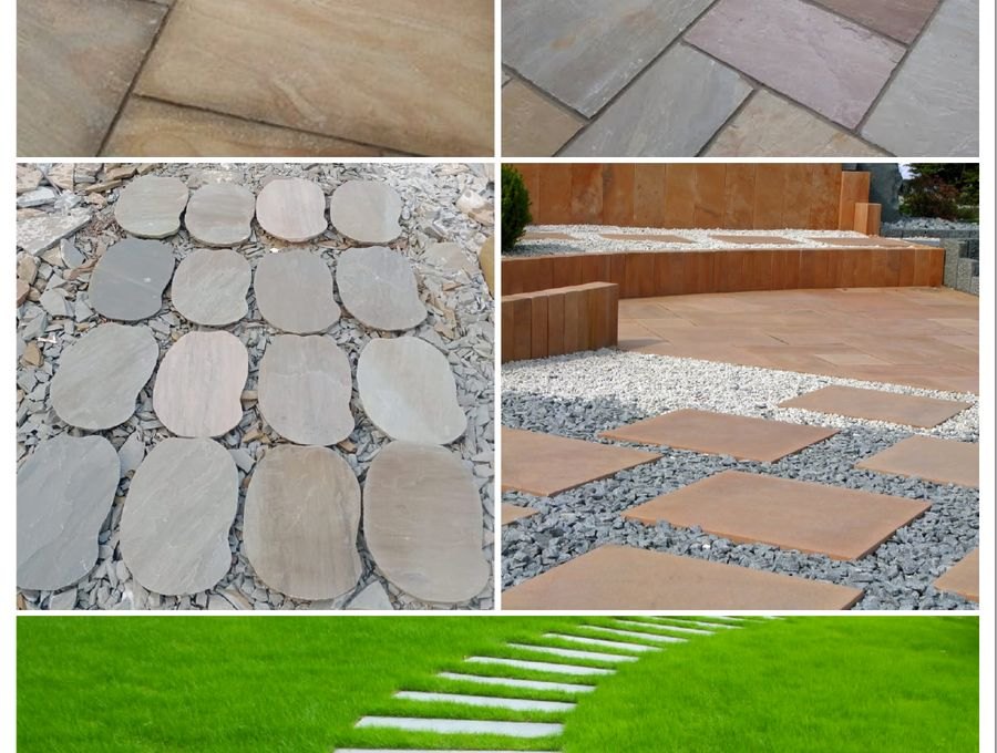 Natural stone pavers
